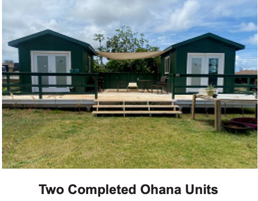 Two Completed Ohana Units Hawaii